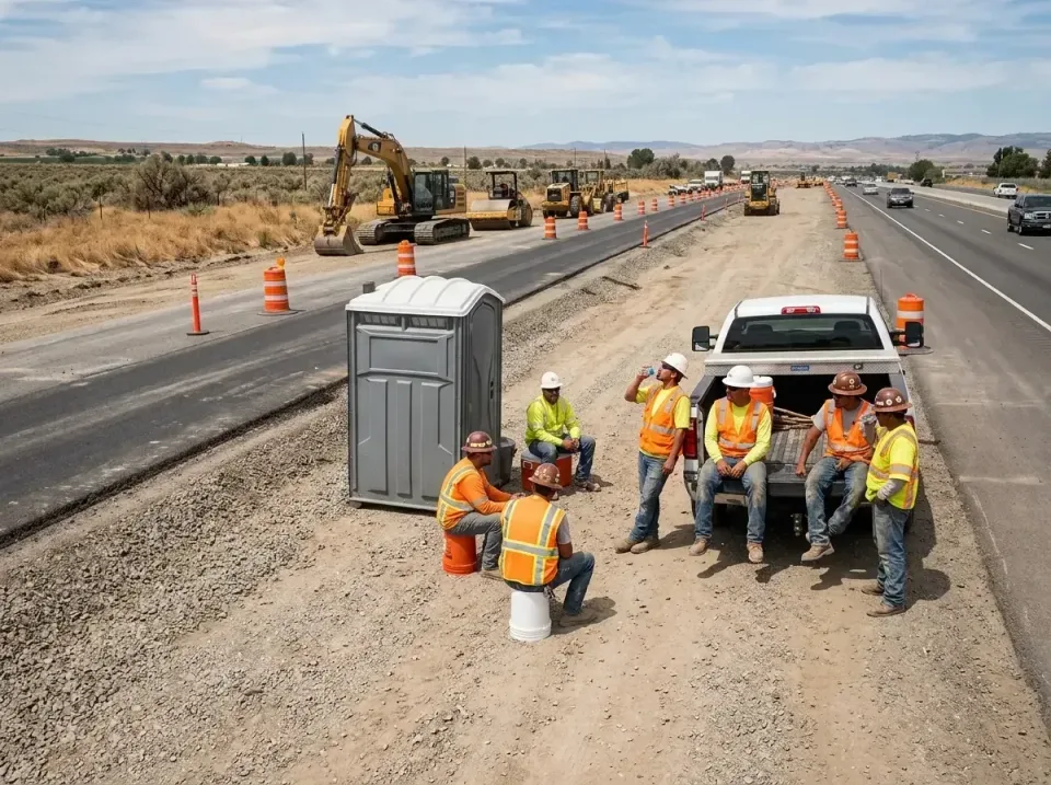 highway-road-construction-crew-007 — frequently asked questions, Porta Potty and Restroom Rentals in Lake Mills, WI
